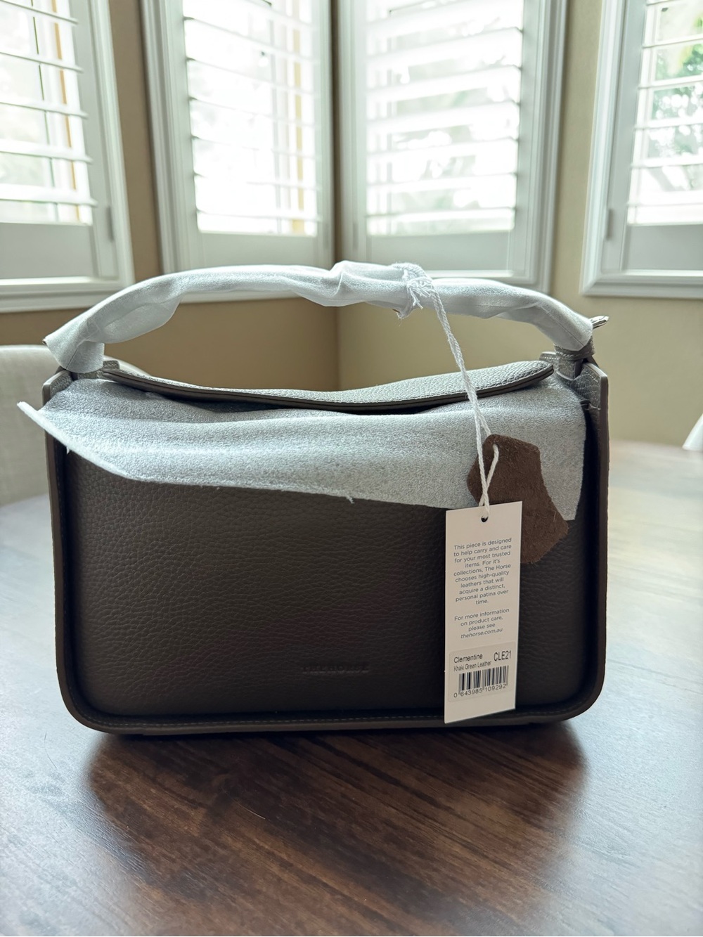 The Horse Clementine Shoulder Bag — Olive - Picture 10 of 13